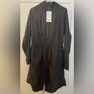 Athleta Women's Black Hooded Anorak Jacket